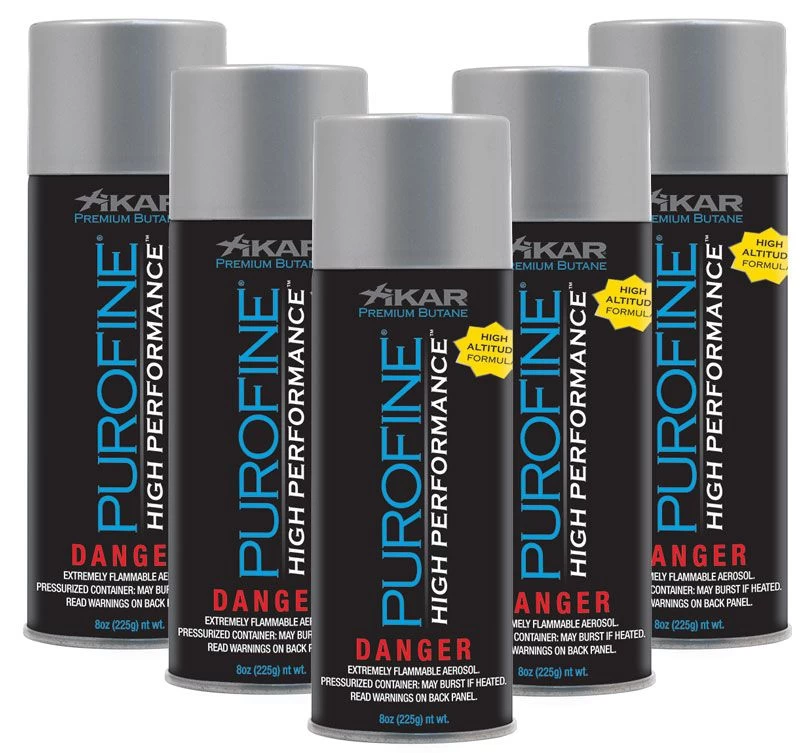 Xikar 8oz Butane Can -High Performance - 5 Pack