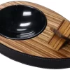 Brizard And Co. Deck Zebrawood Single Ashtray - Made In USA
