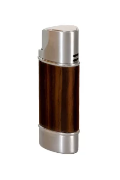 Brizard & Co Exotic Ebony Wood Nano Single Torch Lighter