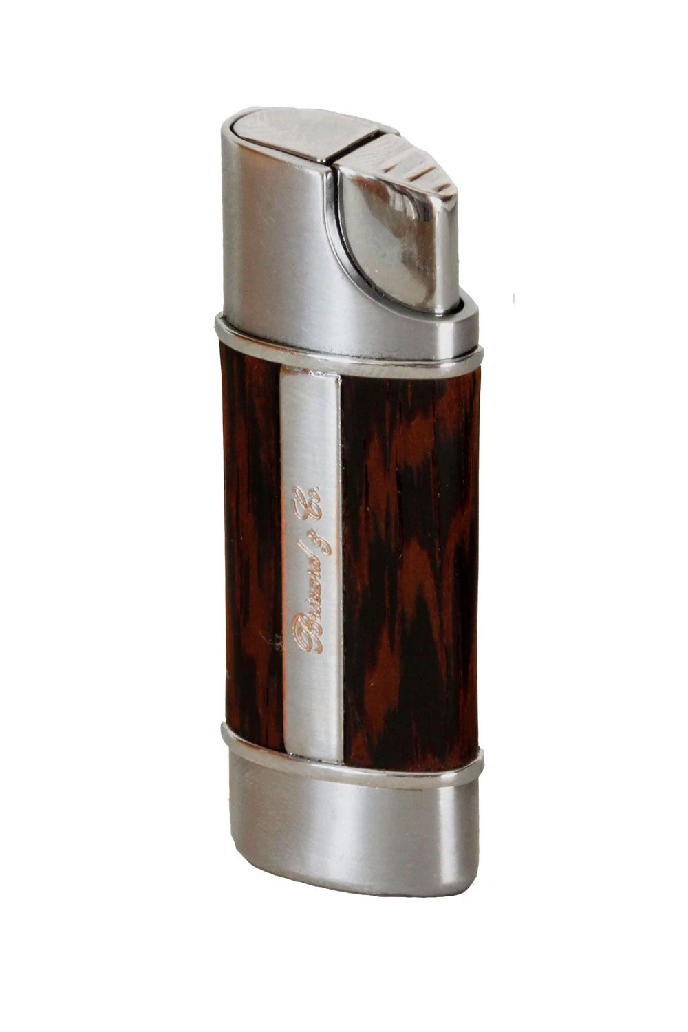 Brizard & Co Exotic Wenge Wood Nano Single Torch Lighter
