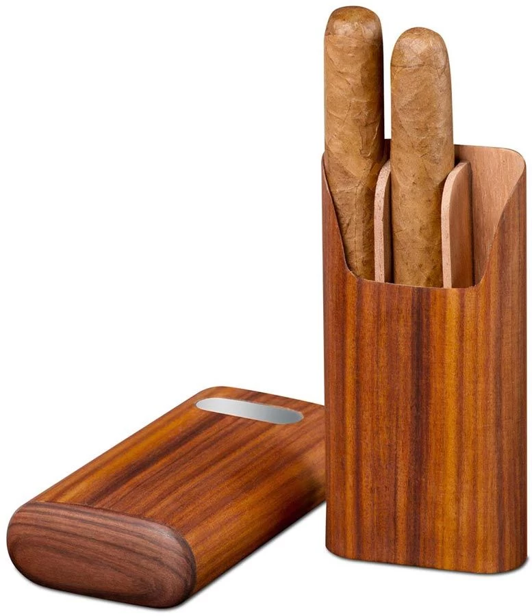 BrizardRosewood Cigar Case With Free Engraving - Made In USA