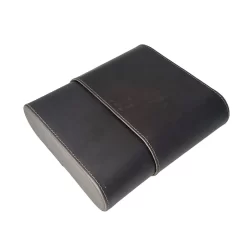 Brizard & Co Show Band 5 Cigar Case - Black Leather