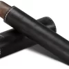 BrizardSunrise Black Leather And Padauk Single Cigar Tube - Made In USA