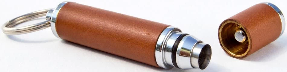 BrizardSunrise Tan Leather Cigar Punch - Made In USA