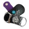 Brizard & Co. V Cutter With Pouch - Python And Royal Purple