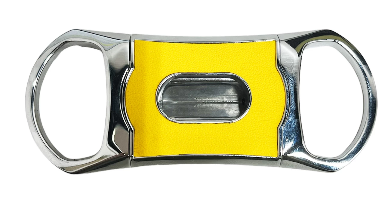 Brizard & Co. V Cutter With Pouch - Racing Black And Yellow