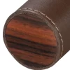 BrizardSunrise Coffee Leather And Ebony Single Cigar Tube - Made In USA