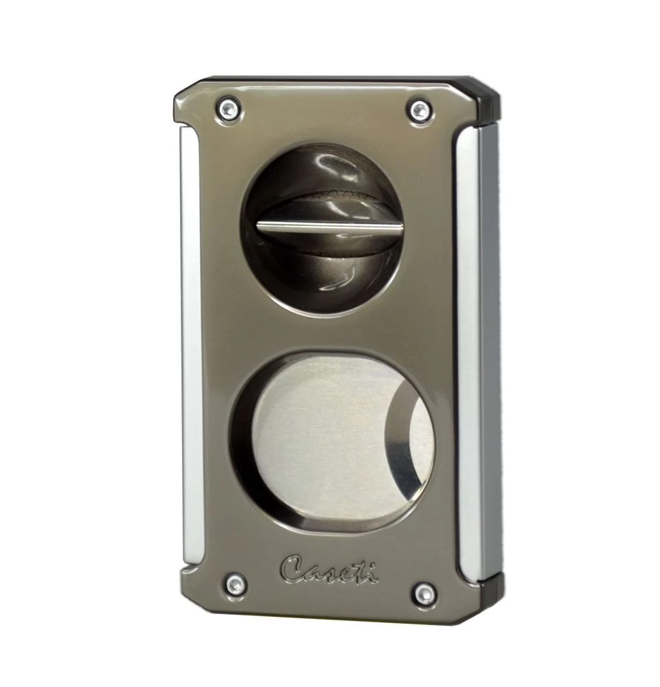 Caseti Trident Cigar Cutter 3-in-1 - Gunmetal - Image 3
