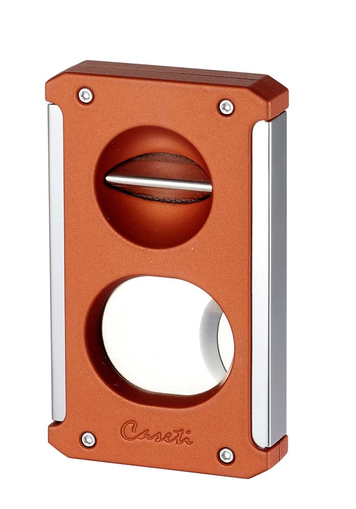 Caseti Trident Cigar Cutter 3-in-1 - Burnt Orange - Image 3