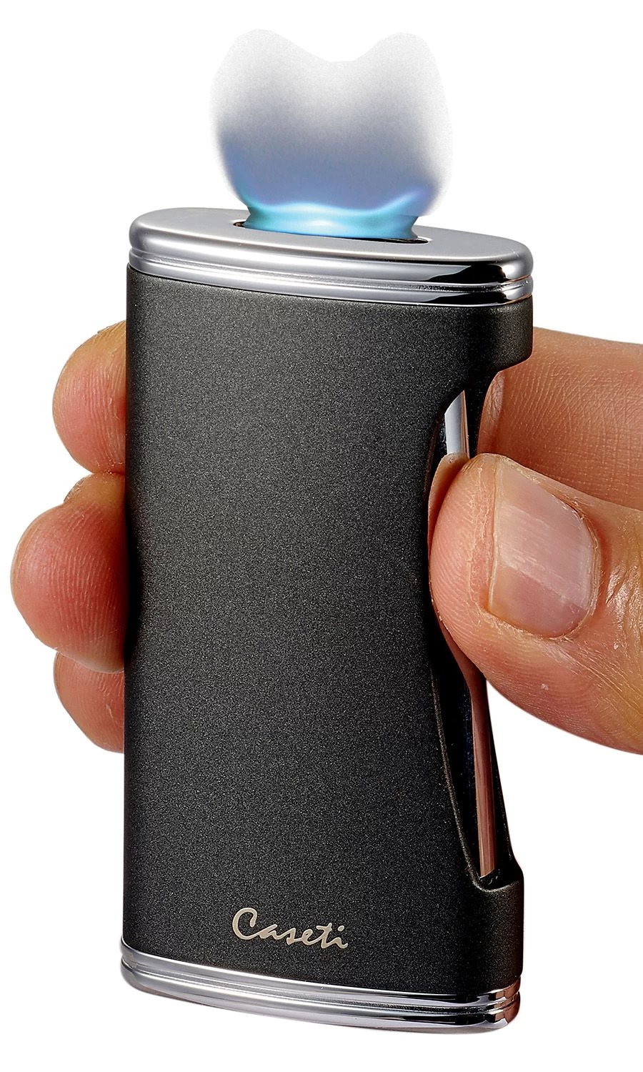 Caseti BigFlat Matte Black Cigar Lighter - Image 2