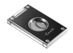 Caseti Kukri Double Guillotine Cigar Cutter - Black Lacquer