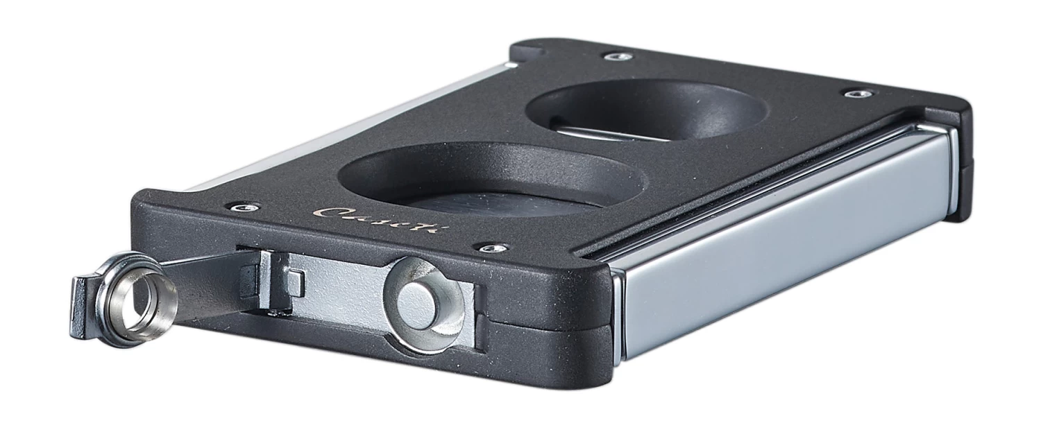 Caseti Trident X 3-in-1 Cigar Cutter - Matte Black - Image 3
