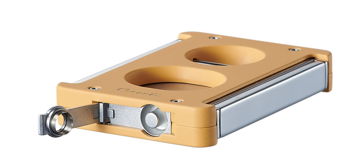 Caseti Trident X 3-in-1 Cigar Cutter - Yellow - Image 4
