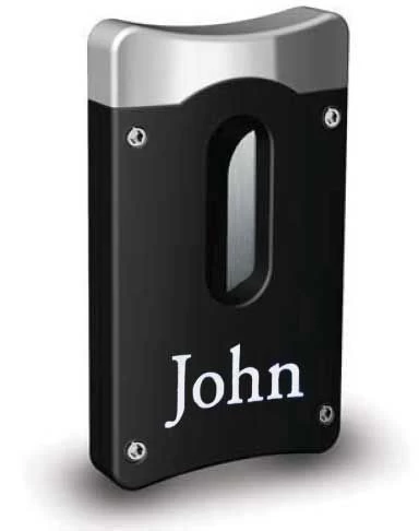 Caseti Wedge V Cigar Cutter - Black