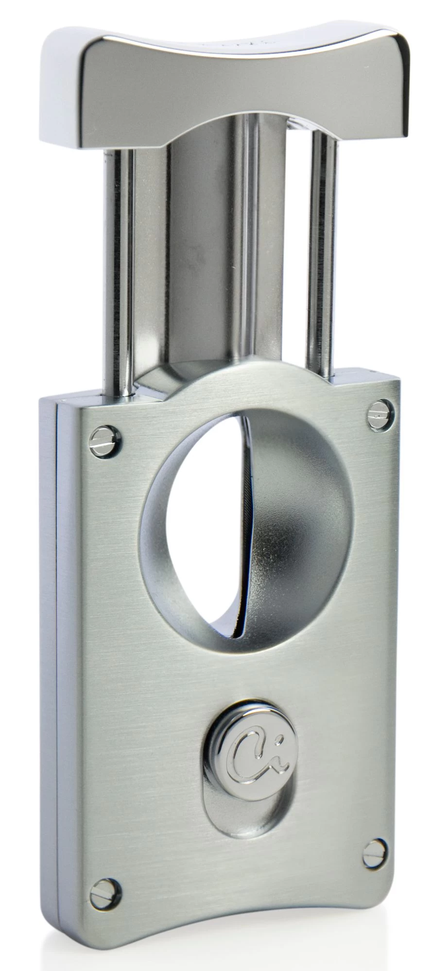 Caseti Wedge V Cigar Cutter - Satin Chrome - Image 3