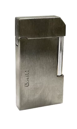 Caseti Windsor Traditional Flame Flint Lighter - Brushed Gunmetal