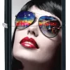 Colorful Sunglasses Windproof Zippo Lighter