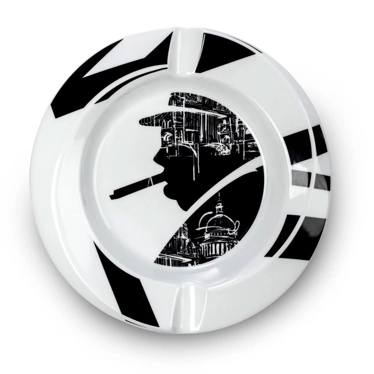 Davidoff Limited Edition Churchill Ashtray Porcelain London - Image 2