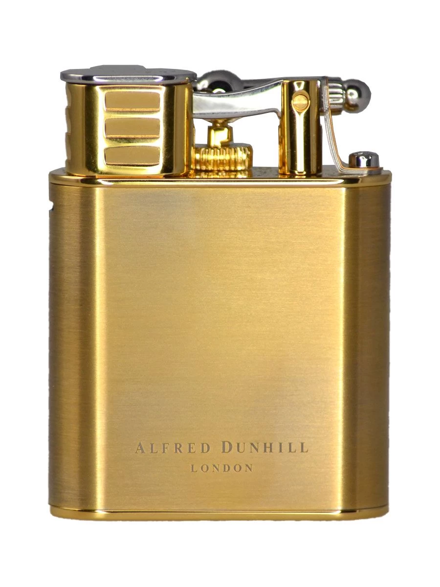 Dunhill Unique Turbo Duke Brushed Brass Cigar Lighter - Image 2