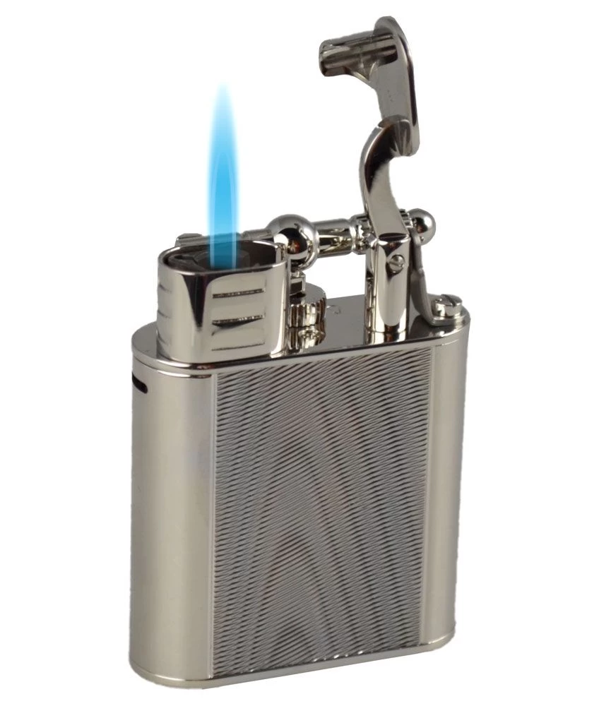Dunhill Unique Turbo Moire Textured Palladium Lighter - Image 2