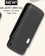 Dunhill Leather Sidecar 3-Corona Cigar Case