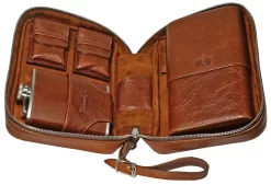 Havan Traveler Antique Saddle Pack - Brown Leather
