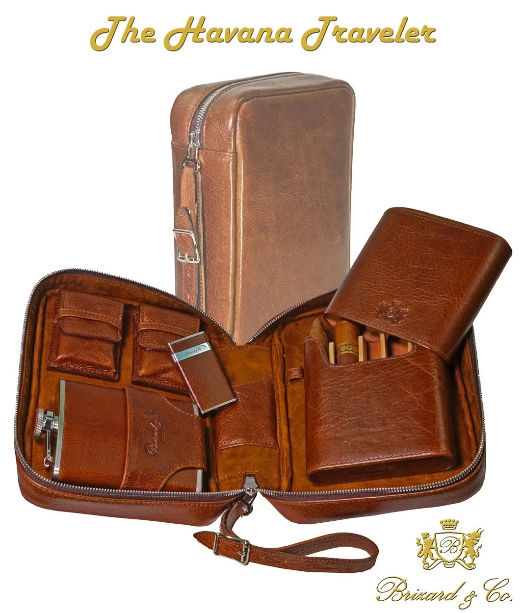 Havan Traveler Antique Saddle Pack - Brown Leather - Image 3