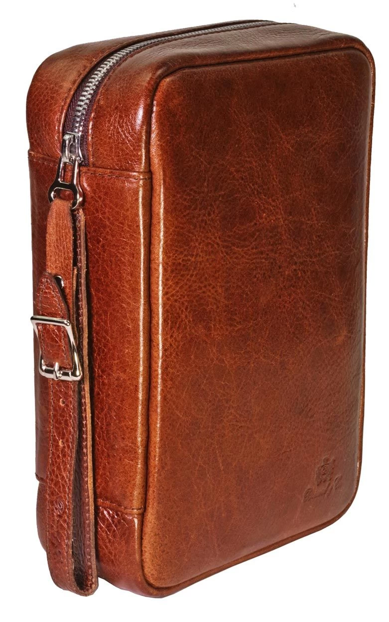 Havan Traveler Antique Saddle Pack - Brown Leather - Image 2