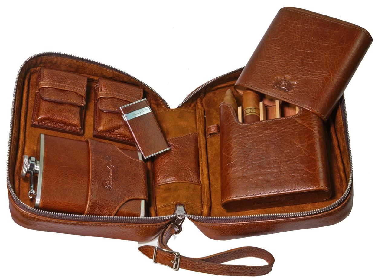 Havan Traveler Antique Saddle Pack - Brown Leather - Image 4