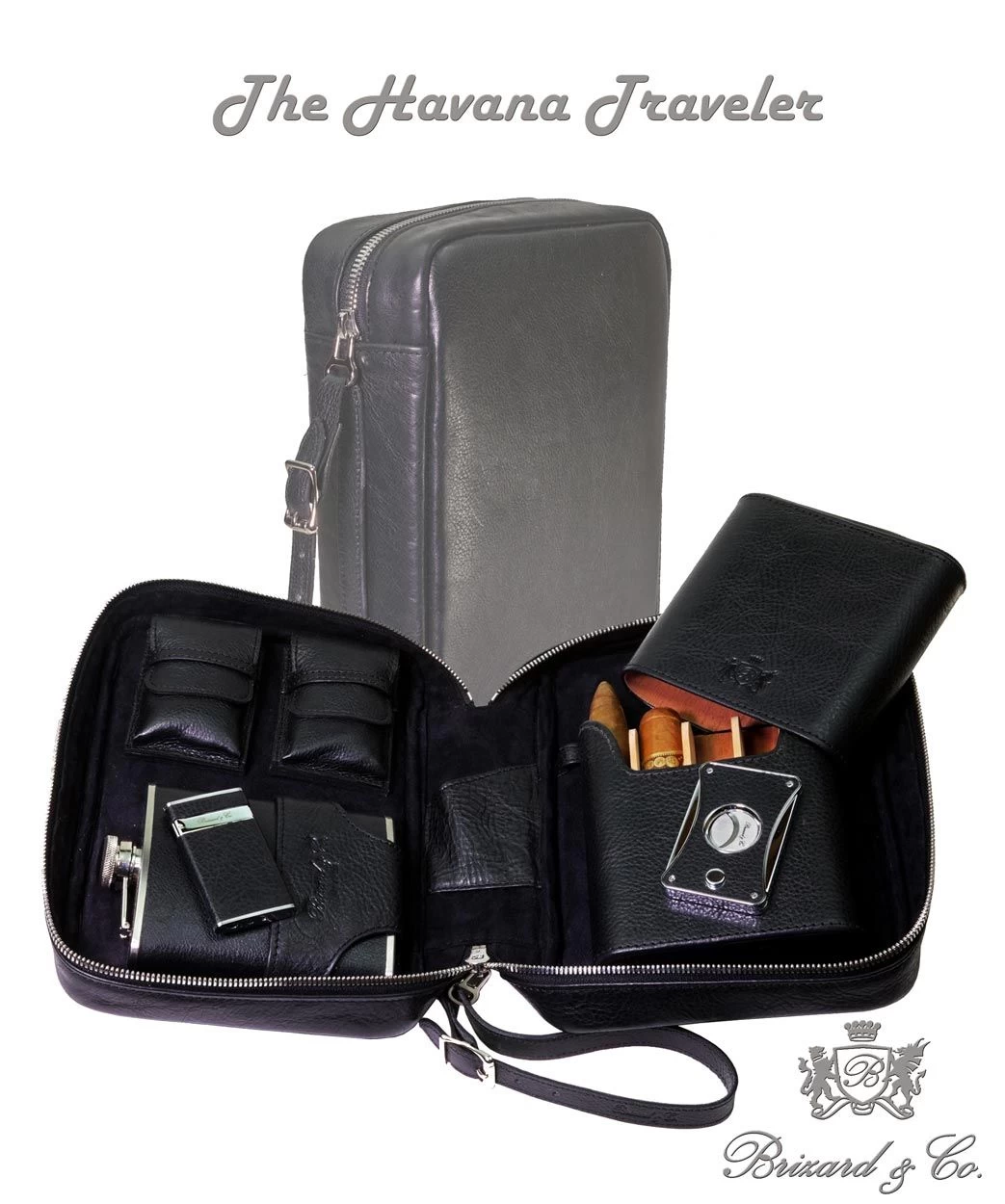 Havana Traveler Pack Dakota Black Leather - Image 2