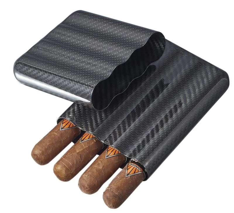 Night Four Cigar Carbon Fiber Cigar Case