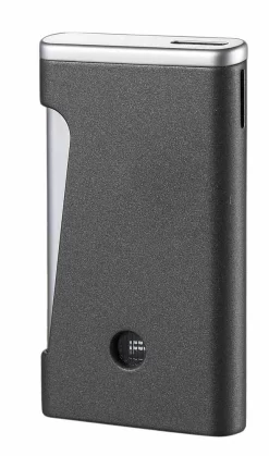 Porsche Design Alps Flat Torch Flame Lighter - Grey