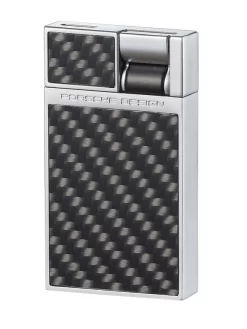 Porsche Design Heber Flat Torch Flame Lighter - Carbon Fiber