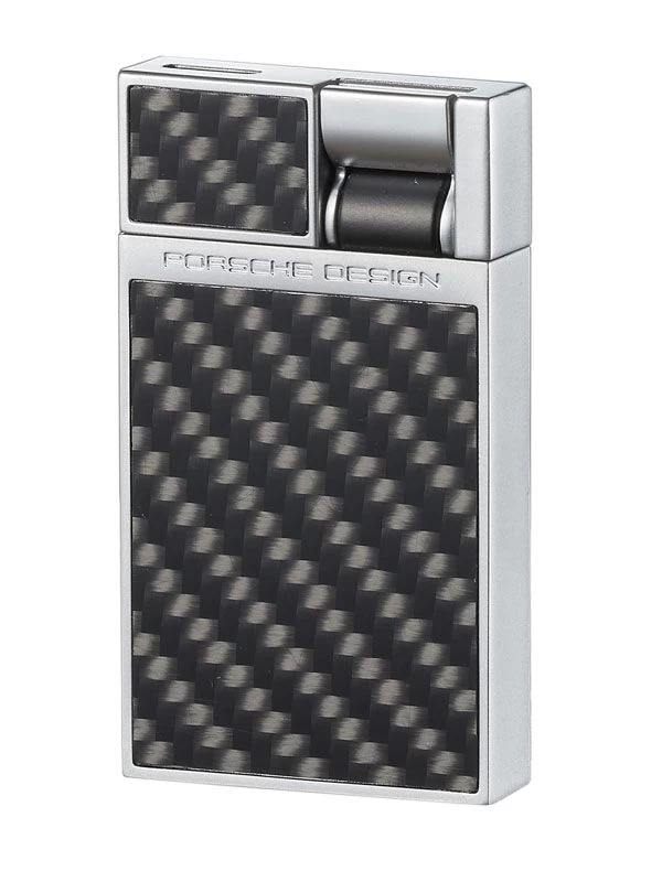 Porsche Design Heber Flat Torch Flame Lighter - Carbon Fiber
