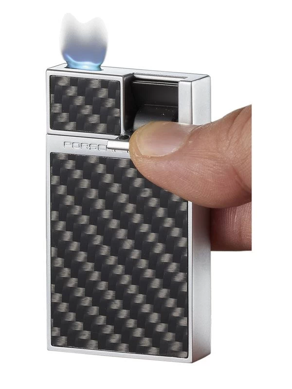 Porsche Design Heber Flat Torch Flame Lighter - Carbon Fiber - Image 3