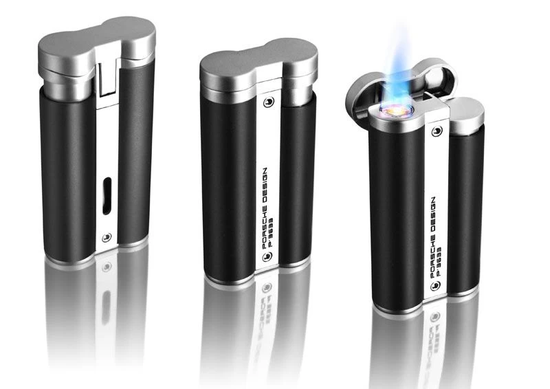 Porsche Design PD3 Black Circular Flame Lighter - Image 3