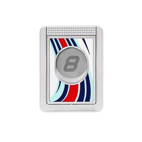 S.T. Dupont CC X Stands Le Mans Blue And Chrome Double Guillotine Cigar Cutter - Image 2