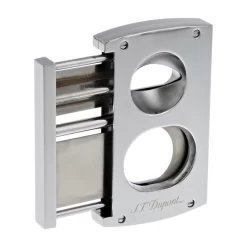 S.T. Dupont Chrome Double Blade And V-Cut Cigar Cutter