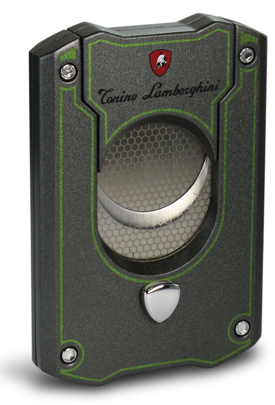 Tonino Lamborghini Le Mans Gray With Green Lines Cigar Cutter - Image 3