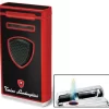 Tonino Lamborghini Pergusa Black And Red Torch Flame Lighter