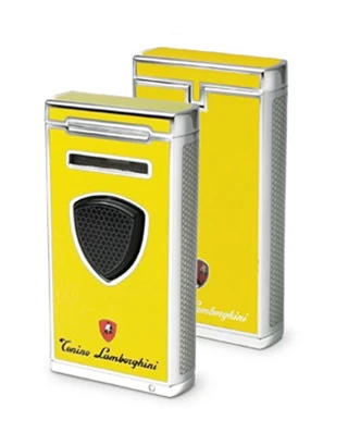 Tonino Lamborghini Pergusa Yellow Torch Flame Lighter - Image 4