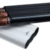 Visol Agent White & Black Carbon Fiber Cigar Case - 3 Finger