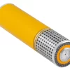 Visol Bayard Aluminum Yellow Travel Cigar Case - Holds 3 Cigars