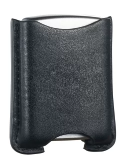 Premium Black Leather Lighter Case
