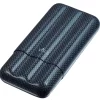 Visol Blue Kevlar And Carbon Fiber Cigar Case - 3 Fingers