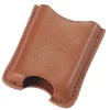 Premium Brown Leather Lighter Case