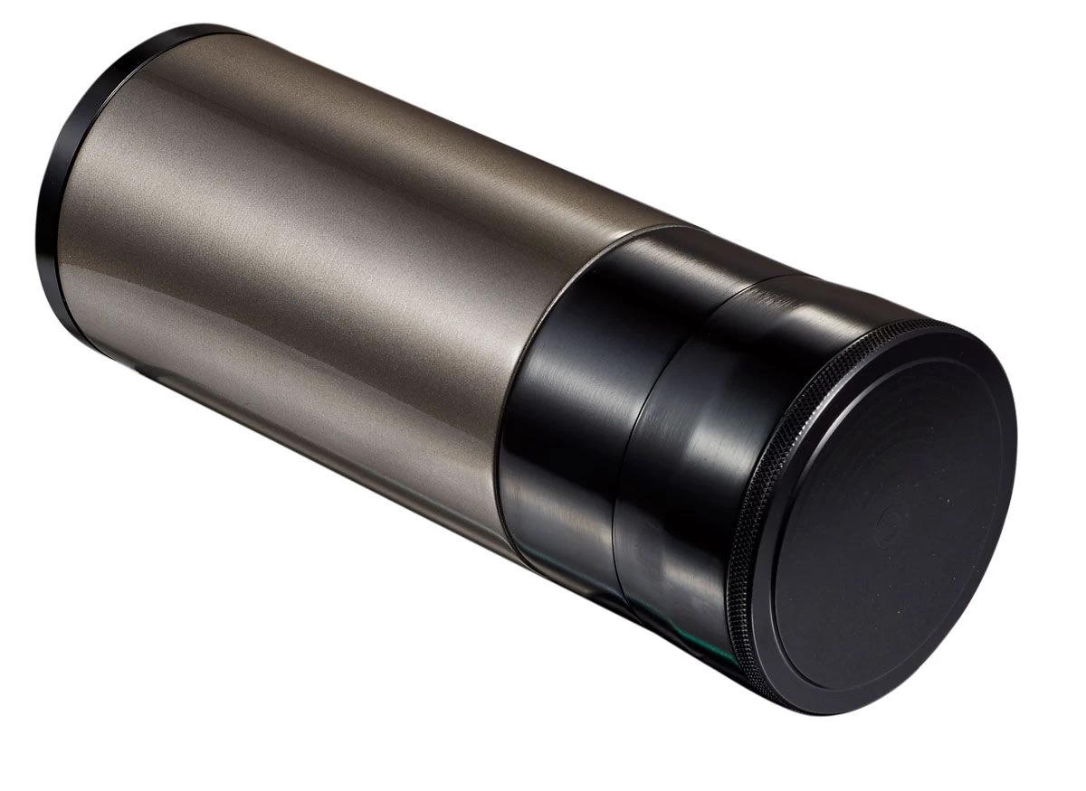 Visol Carlos Travel Cigar Case - Black And Gunmetal - Holds 7 Cigars - Image 3