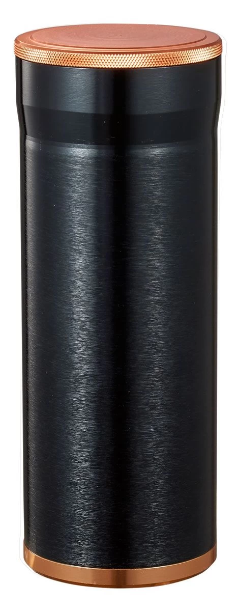 Visol Carlos Travel Cigar Case- Black With Copper - Holds 7 Cigars - Image 3