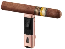 Visol Colonel Triple Flame Torch Lighter - Bronze