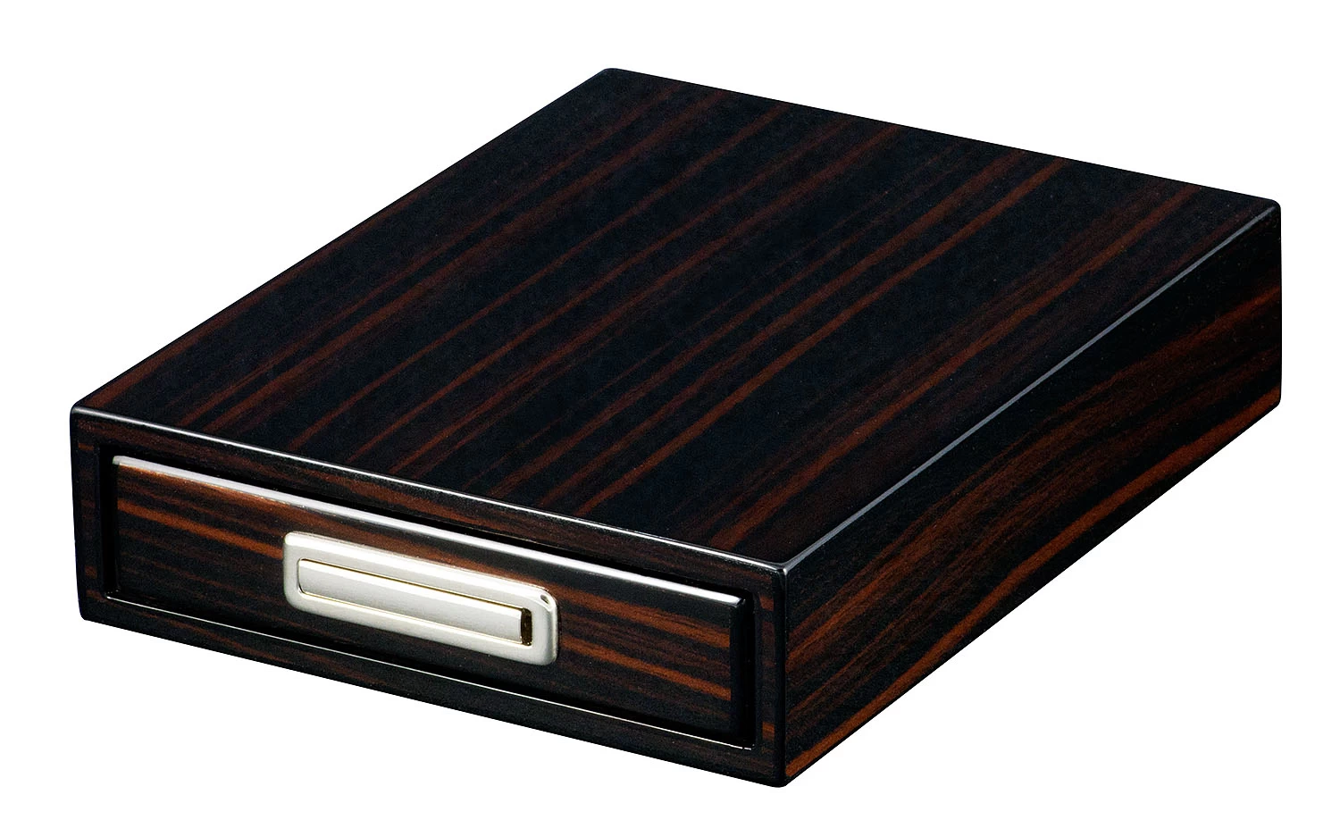 Visol Drawer Single Cigar Iron Wood Finish Ashtray
